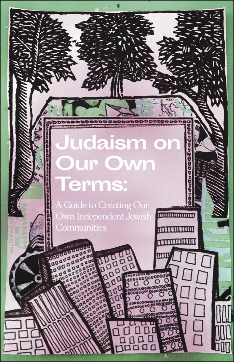 cover of Judaism on Our Own Terms zine