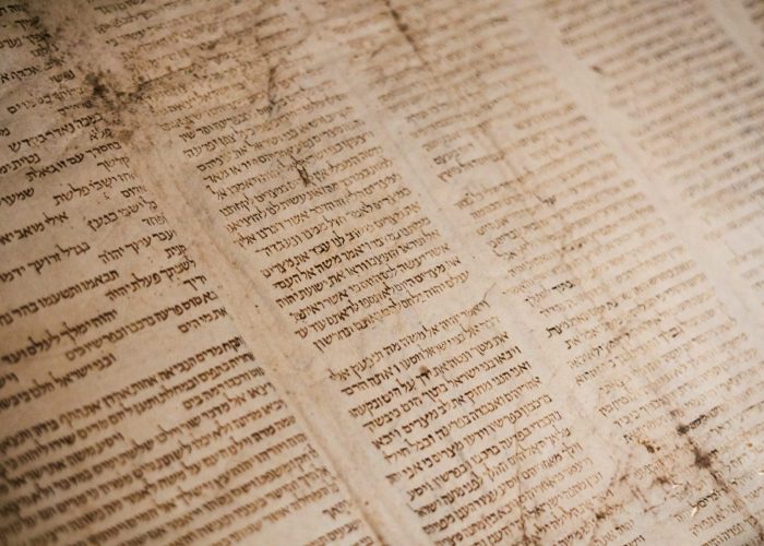 open Torah scroll